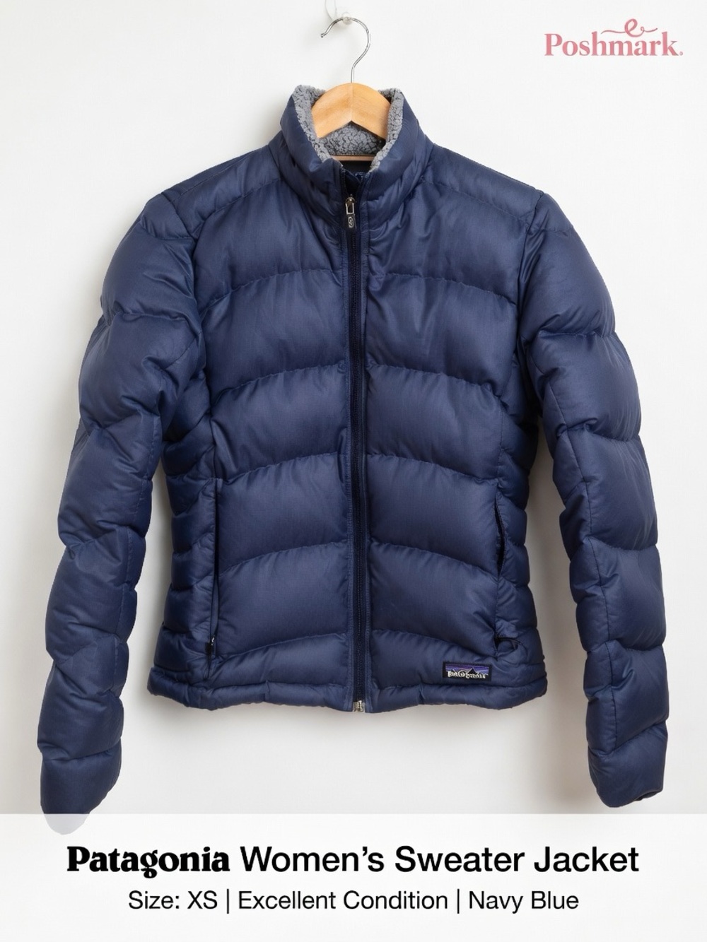 Patagonia Down Sweater Jacket Women’s XS – Navy – Excellent Condition